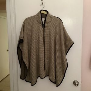 Free People zip up cape